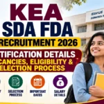 KEA SDA FDA Recruitment 2026: Notification, Vacancies, Eligibility & Selection Process