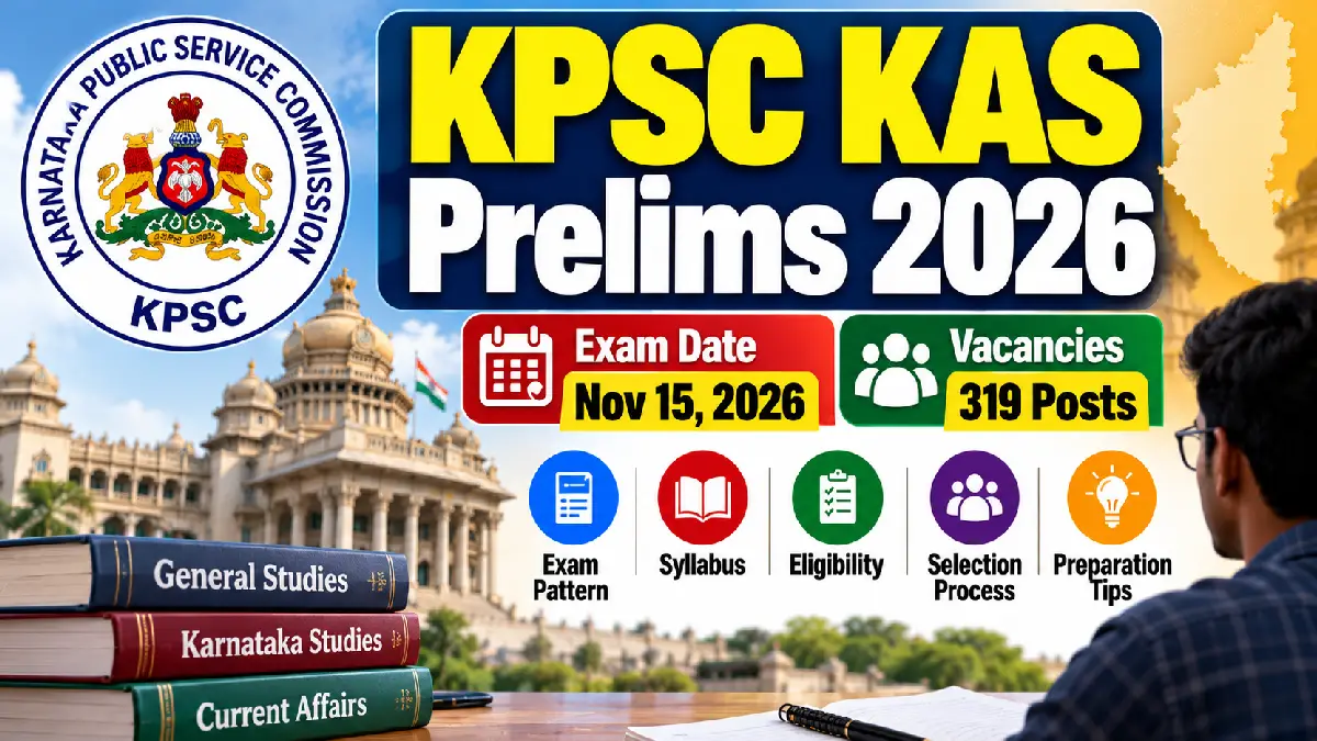 KPSC KAS Prelims 2026: Exam Date, 319 Vacancies, Pattern & Preparation Tips