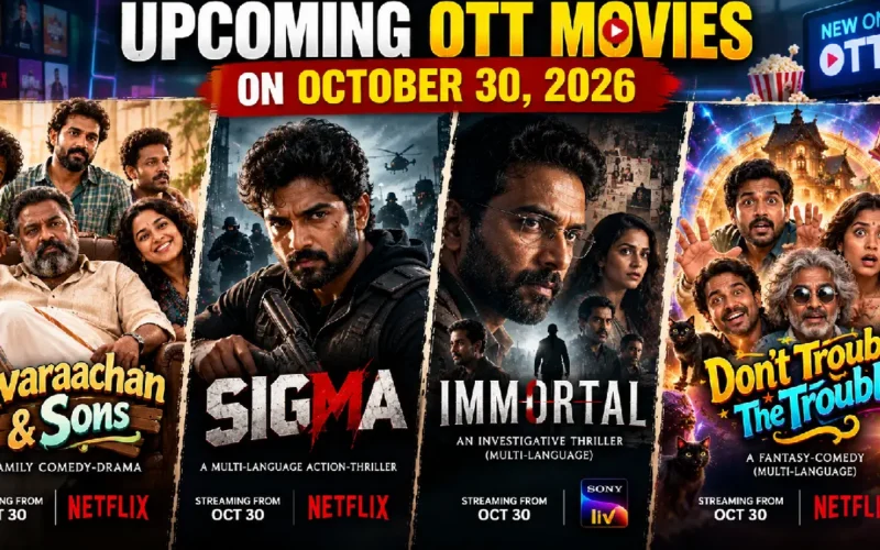 Malayalam Movies Releasing on October 30, 2026: Star Cast, Release Date and Details