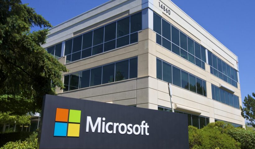 Microsoft corporate office building illustrating latest workforce updates