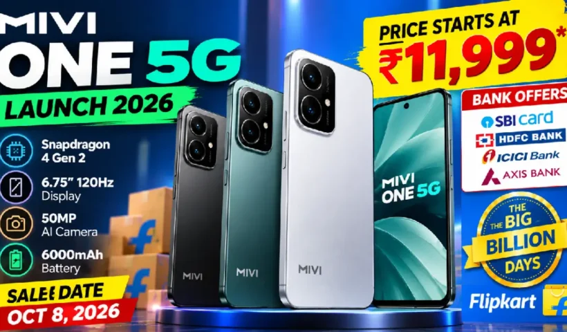 Mivi One 5G Launch 2026: Price, Specs, Bank Offers and Sale Date