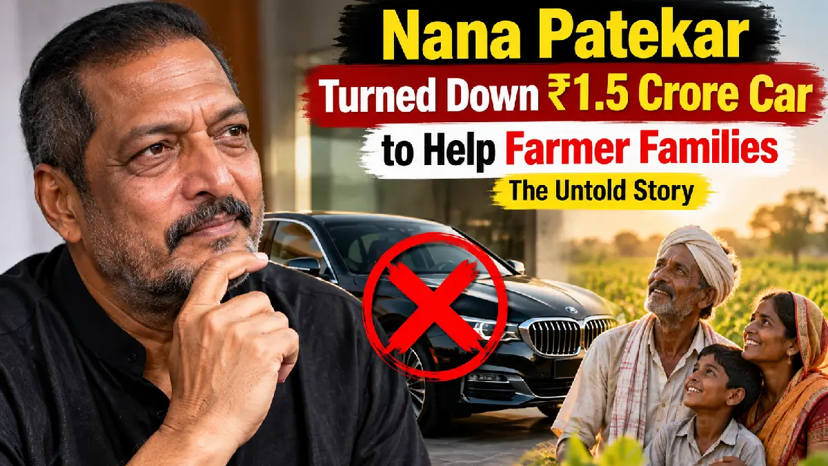 Nana Patekar Turned Down ₹1.5 Crore Car to Help Farmer Families: The Untold Story
