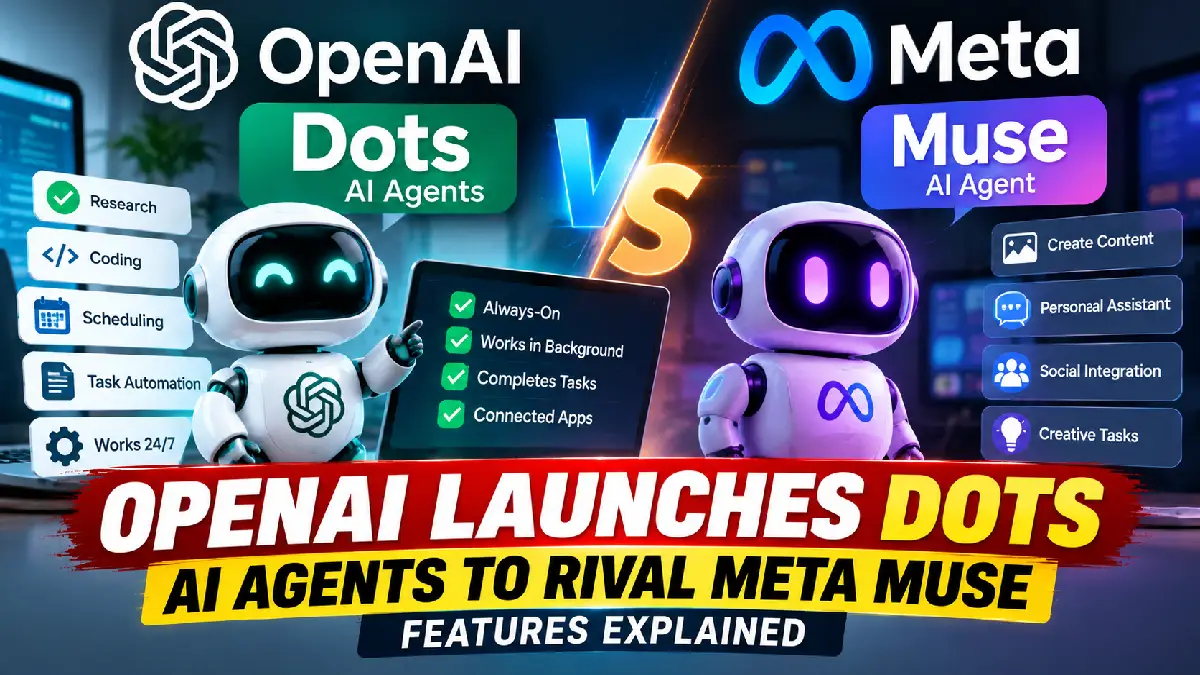 OpenAI Launches Dots AI Agents to Rival Meta Muse: Features Explained