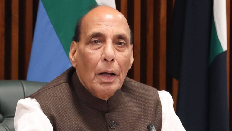 Rajnath Singh Accuses Congress of Seeking ‘Regime Change Through Violence’ Amid Anti-CEC Protests