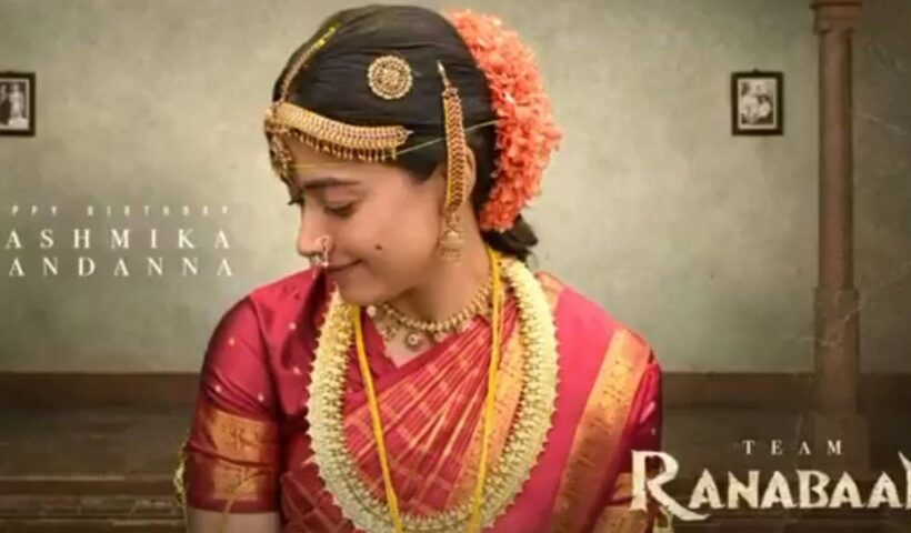 Rashmika Mandanna in a traditional period costume for Ranabaali