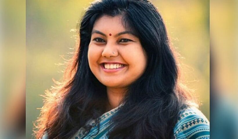 Soumya Reddy, Karnataka Congress leader, in a portrait photograph