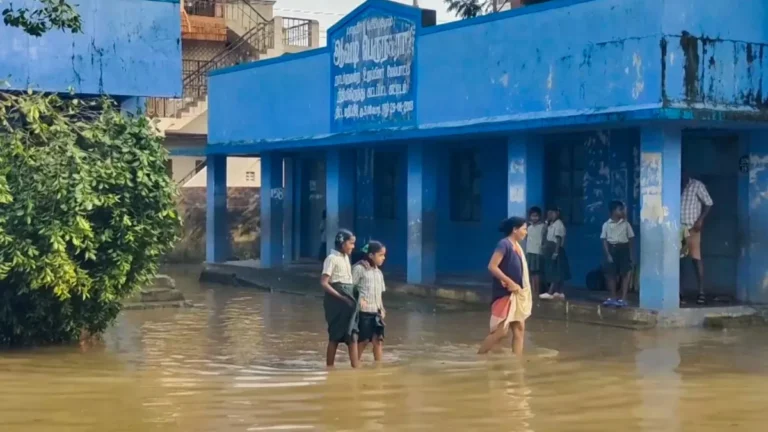 Tamil Nadu Rains: Schools Shut in Three Districts as Heavy Rain Hits Several Parts of State