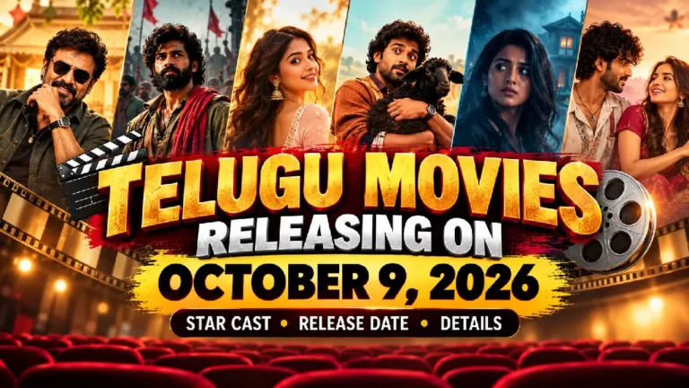 Telugu Movies Releasing on October 9, 2026: Star Cast, Release Date & Details