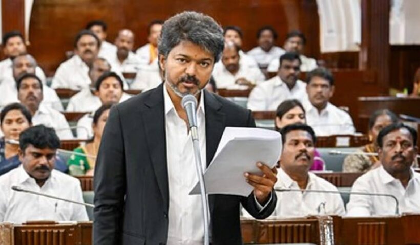Vijay’s TVK Joins INDIA Bloc Protest Against CEC Gyanesh Kumar in Chennai